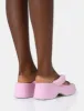 Havana Pink Towelling Flip Flop Chunky Platform Sandals sold by Public Desire