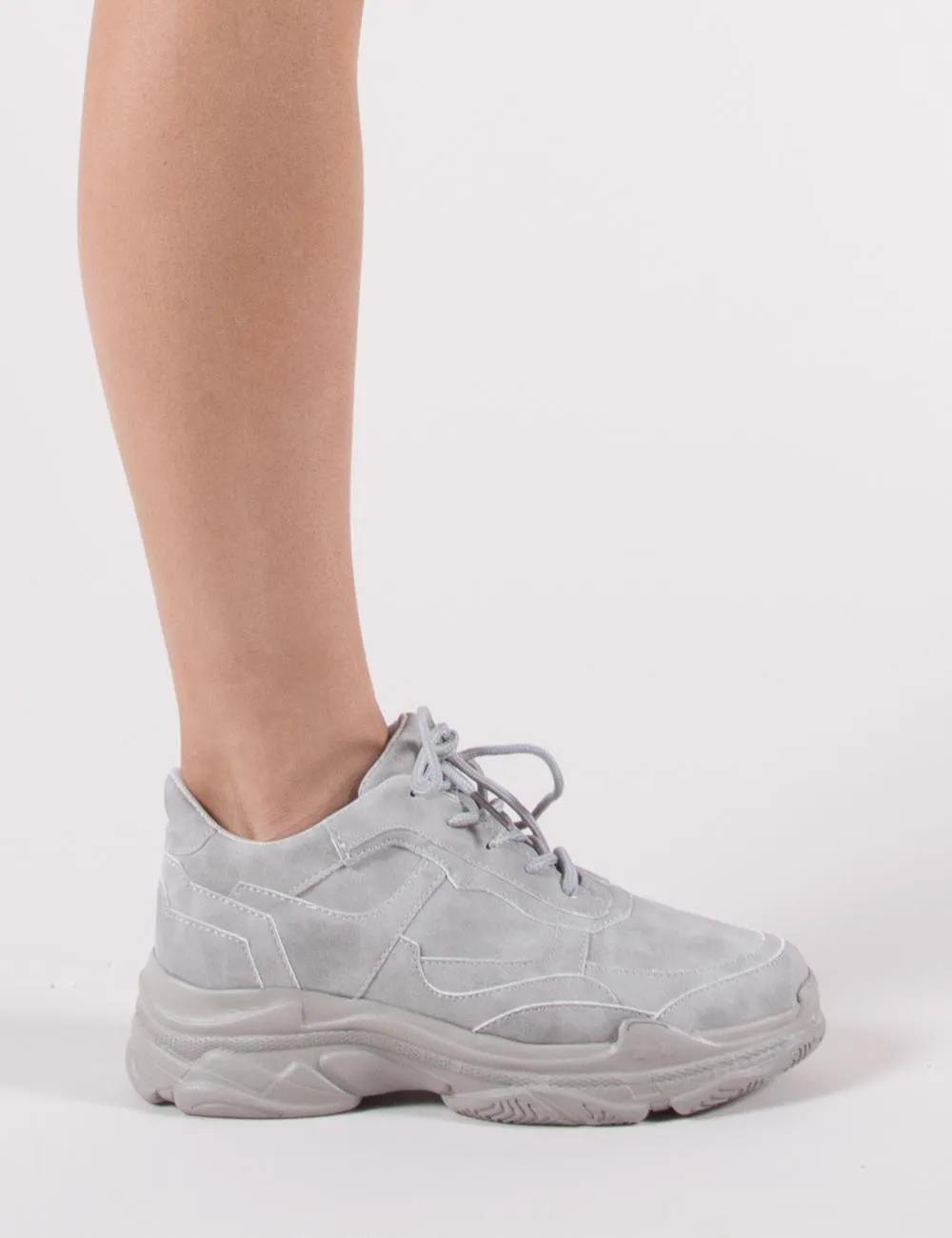 Blend Chunky Trainer in Grey sold by Public Desire product image thumbnail 4