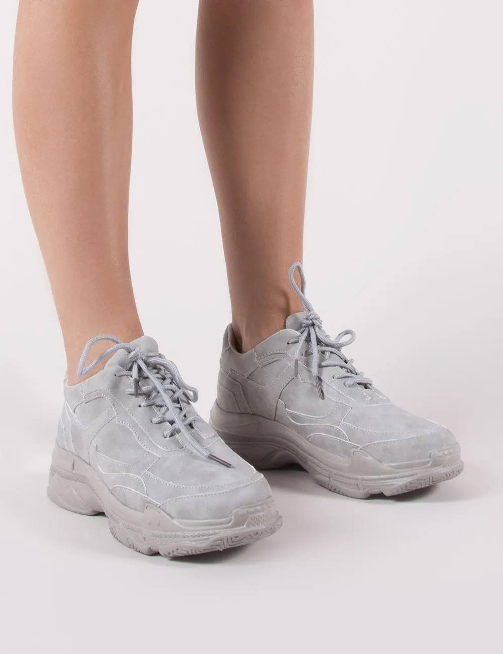 Blend Chunky Trainer in Grey sold by Public Desire product image thumbnail 2