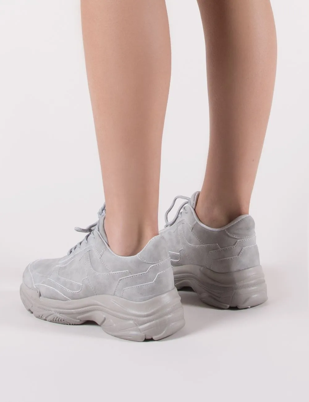 Blend Chunky Trainer in Grey sold by Public Desire product image thumbnail 5