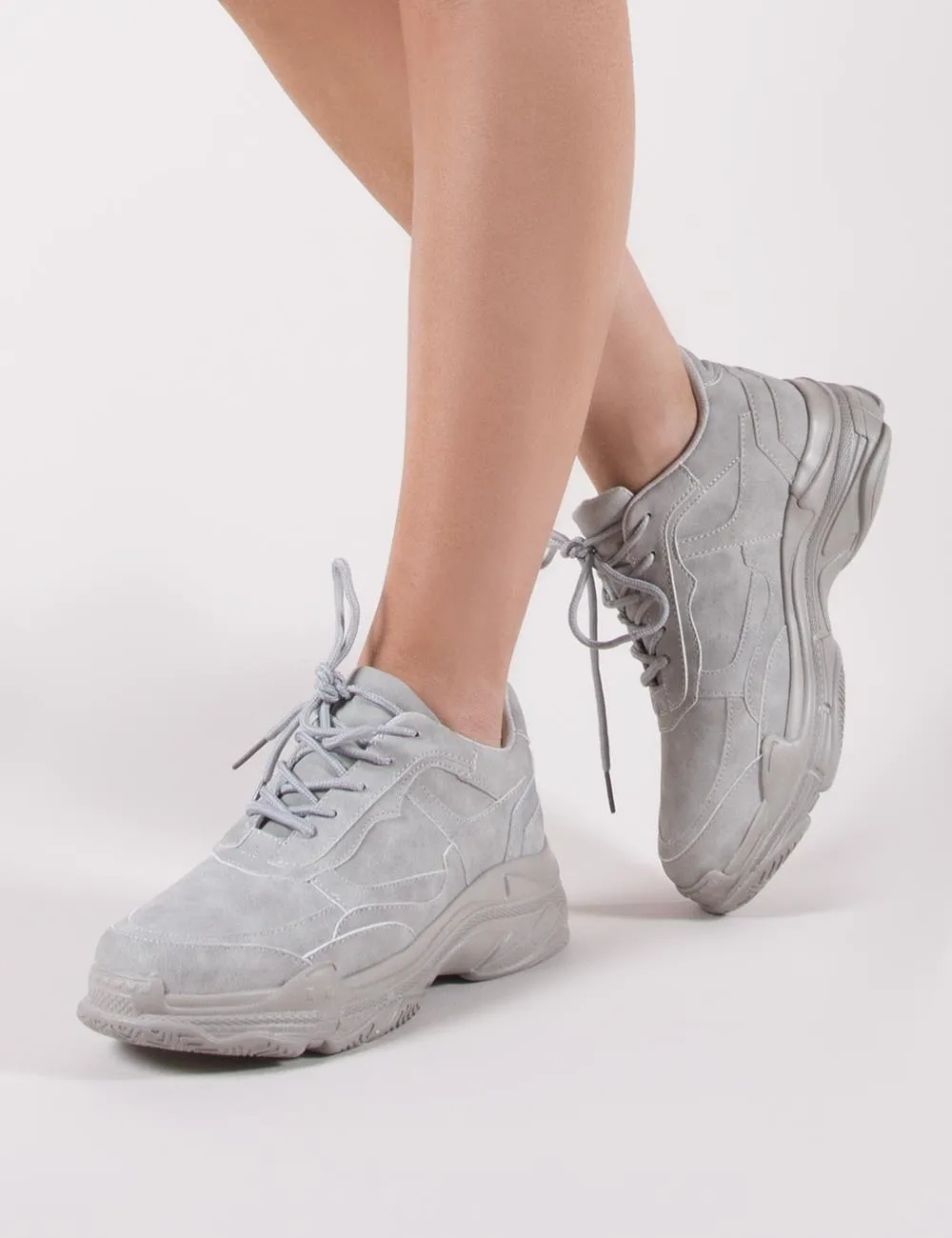 Blend Chunky Trainer in Grey sold by Public Desire product image thumbnail 3