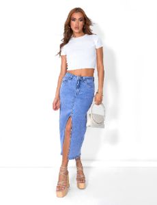 Knitted Baby Tee White sold by Public Desire