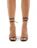 Dazed Black PU Multiway Stiletto High Heels sold by Public Desire