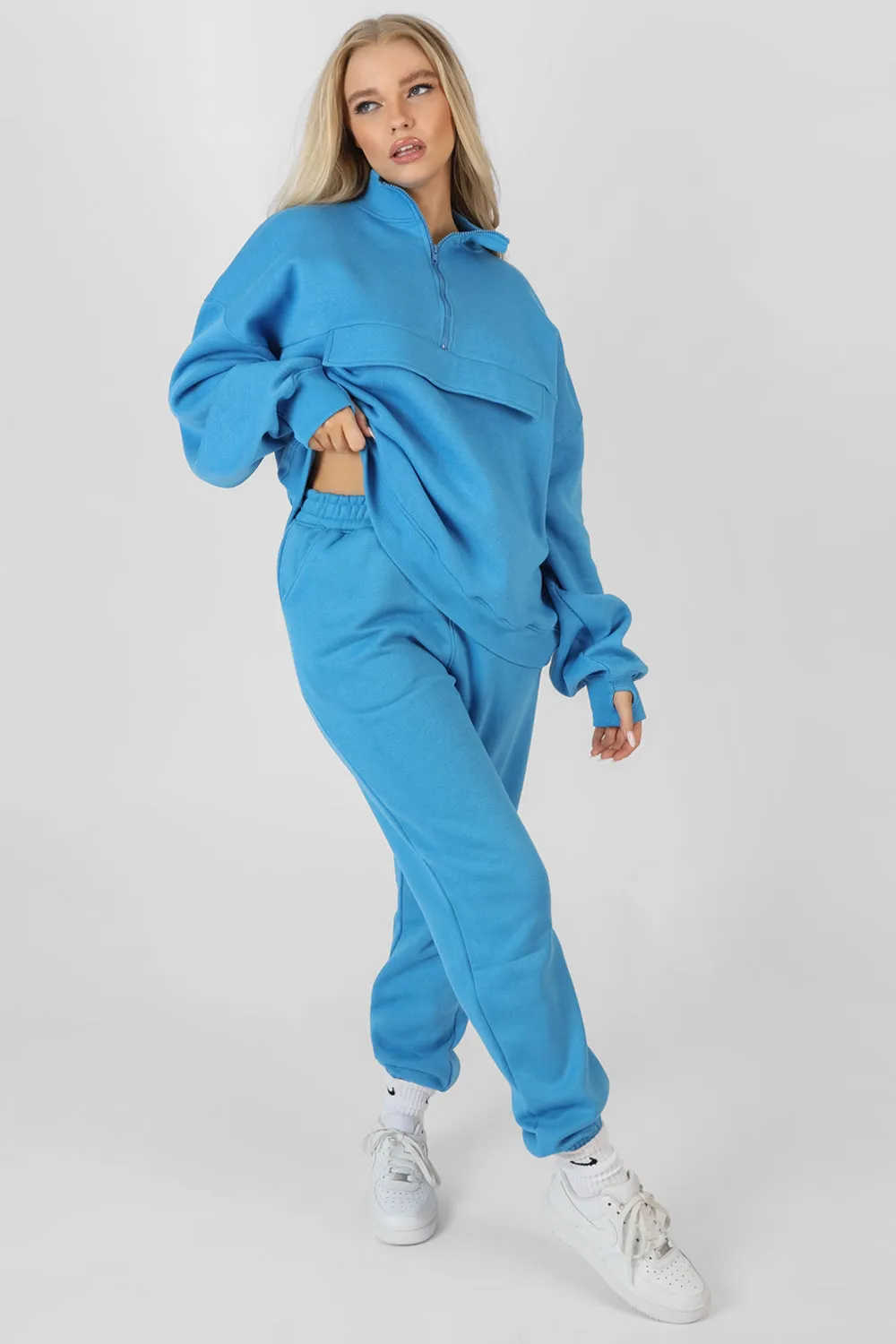 90S Oversized Joggers Blue sold by Public Desire product image thumbnail 3