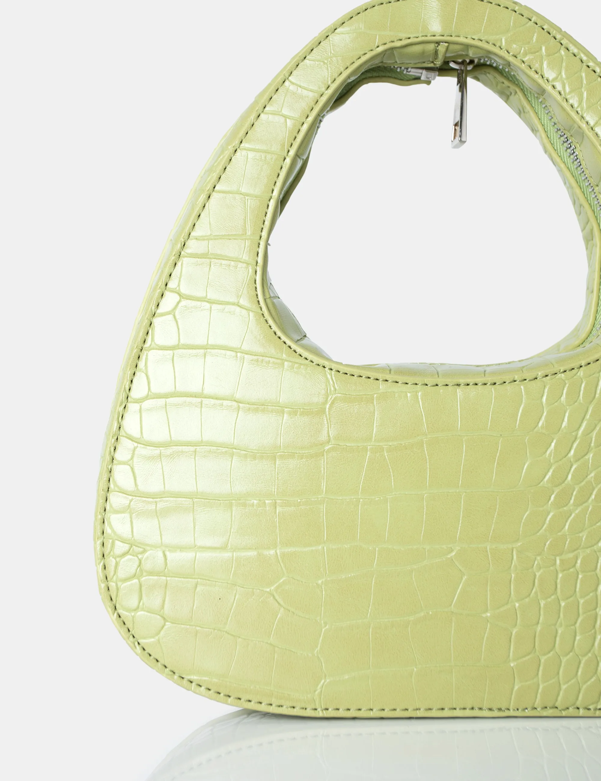 The Arch Soft Green Croc Grab Bag sold by Public Desire product image thumbnail 2