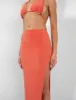 Slinky Midaxi Skirt Orange sold by Public Desire