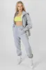 Oversized Zip Through Hoodie Grey Marl sold by Public Desire