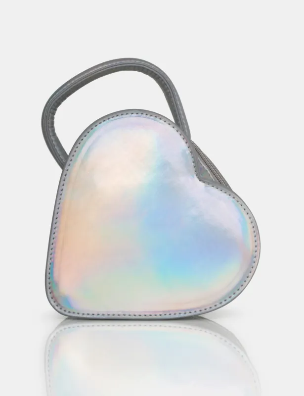 The Roux Iridescent Croc Heart Grab Bag sold by Public Desire
