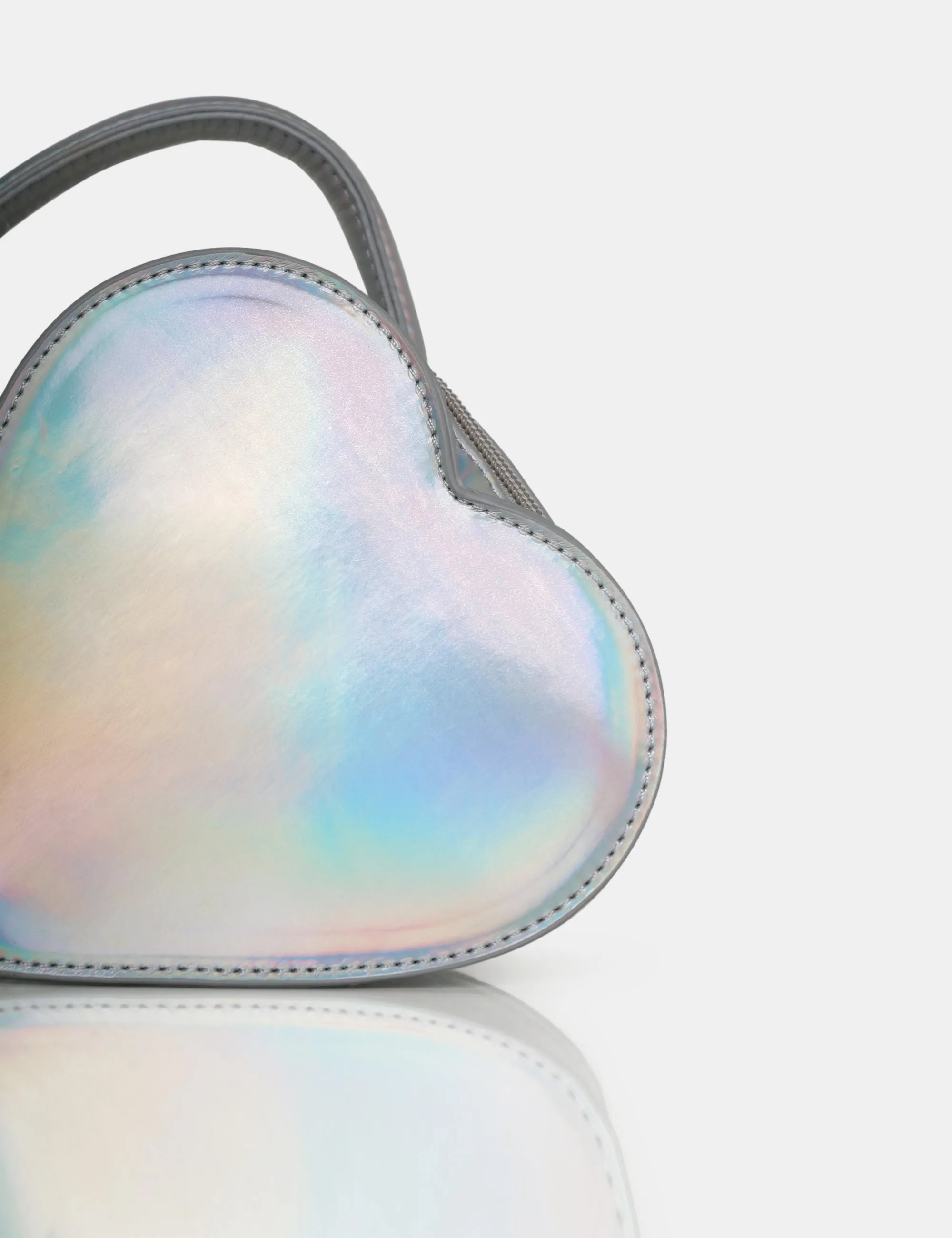 The Roux Iridescent Croc Heart Grab Bag sold by Public Desire product image thumbnail 3