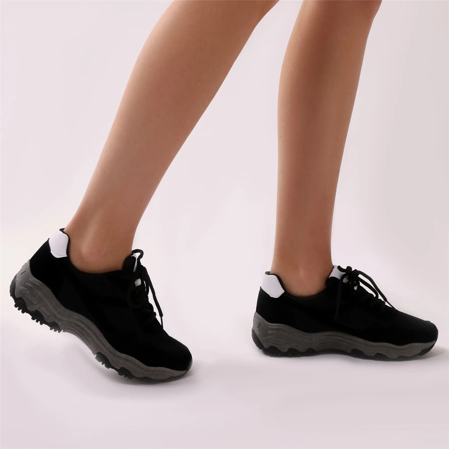 Angst Chunky Trainers in Black sold by Public Desire