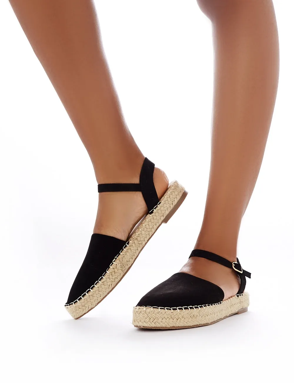 Mendes Espadrille Sandals in Black sold by Public Desire product image thumbnail 3