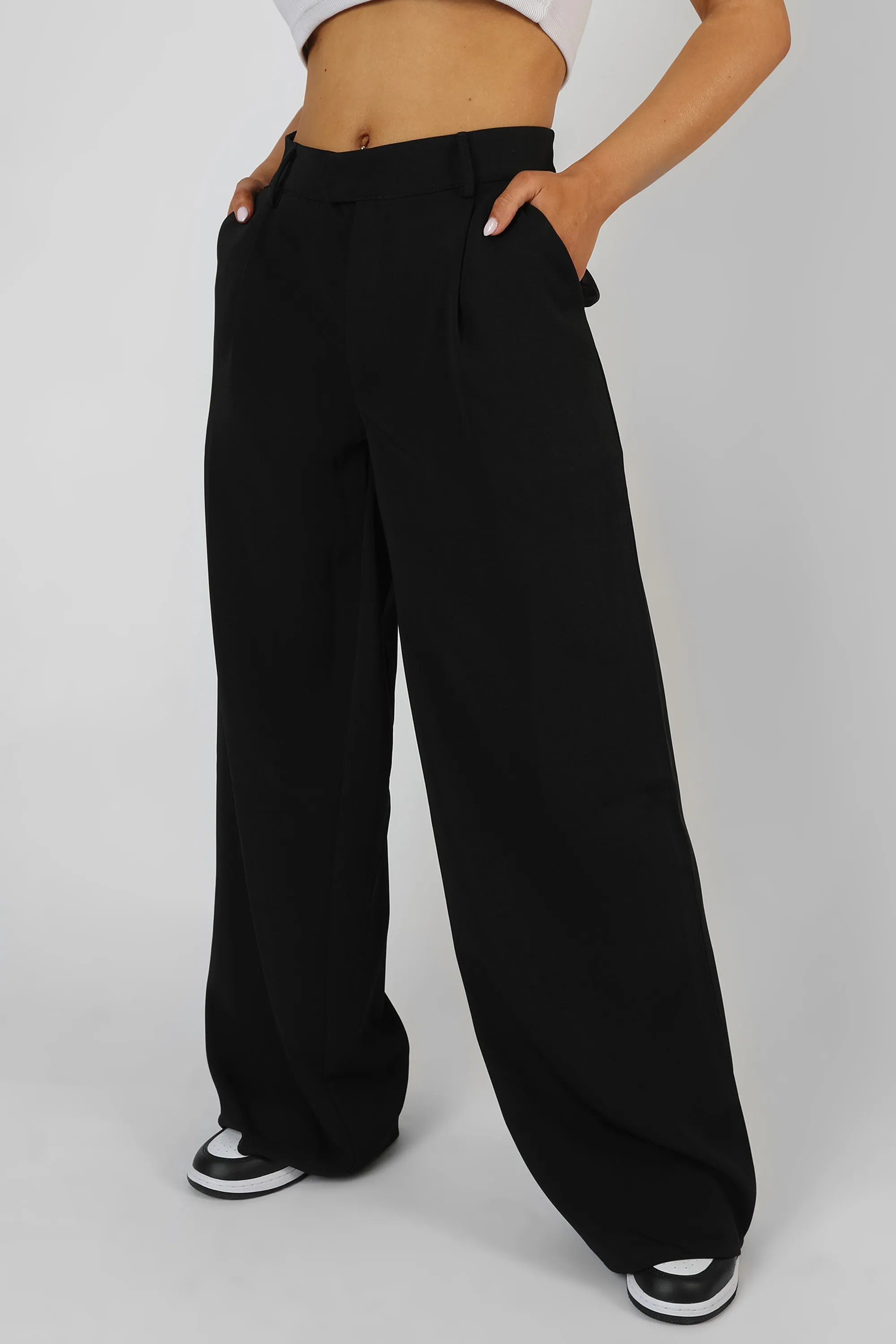 Mid Rise Tailored Trousers Black sold by Public Desire product image thumbnail 2