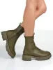 Treat Green Chunky Ankle Boots sold by Public Desire