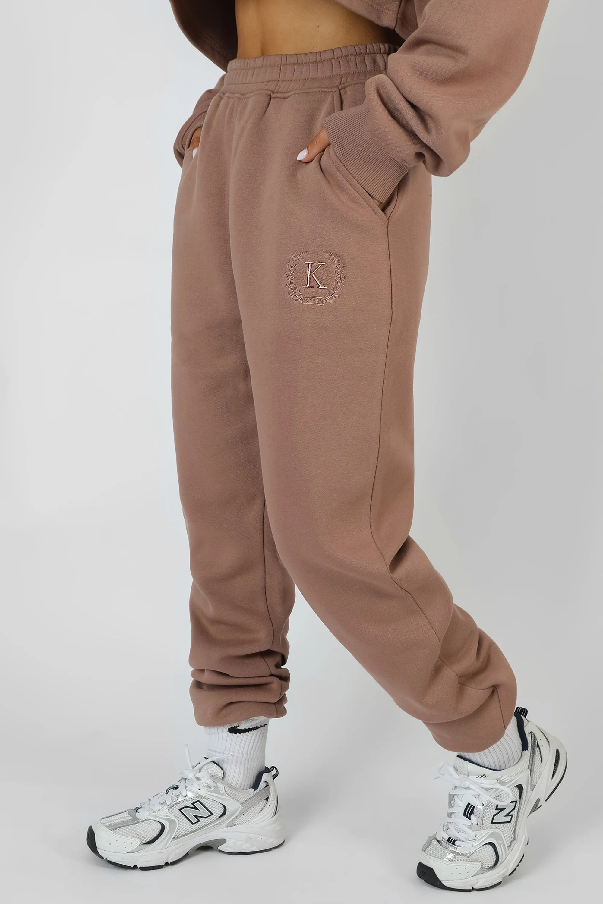 Embroidered 90'S Joggers Frappe sold by Public Desire product image thumbnail 2