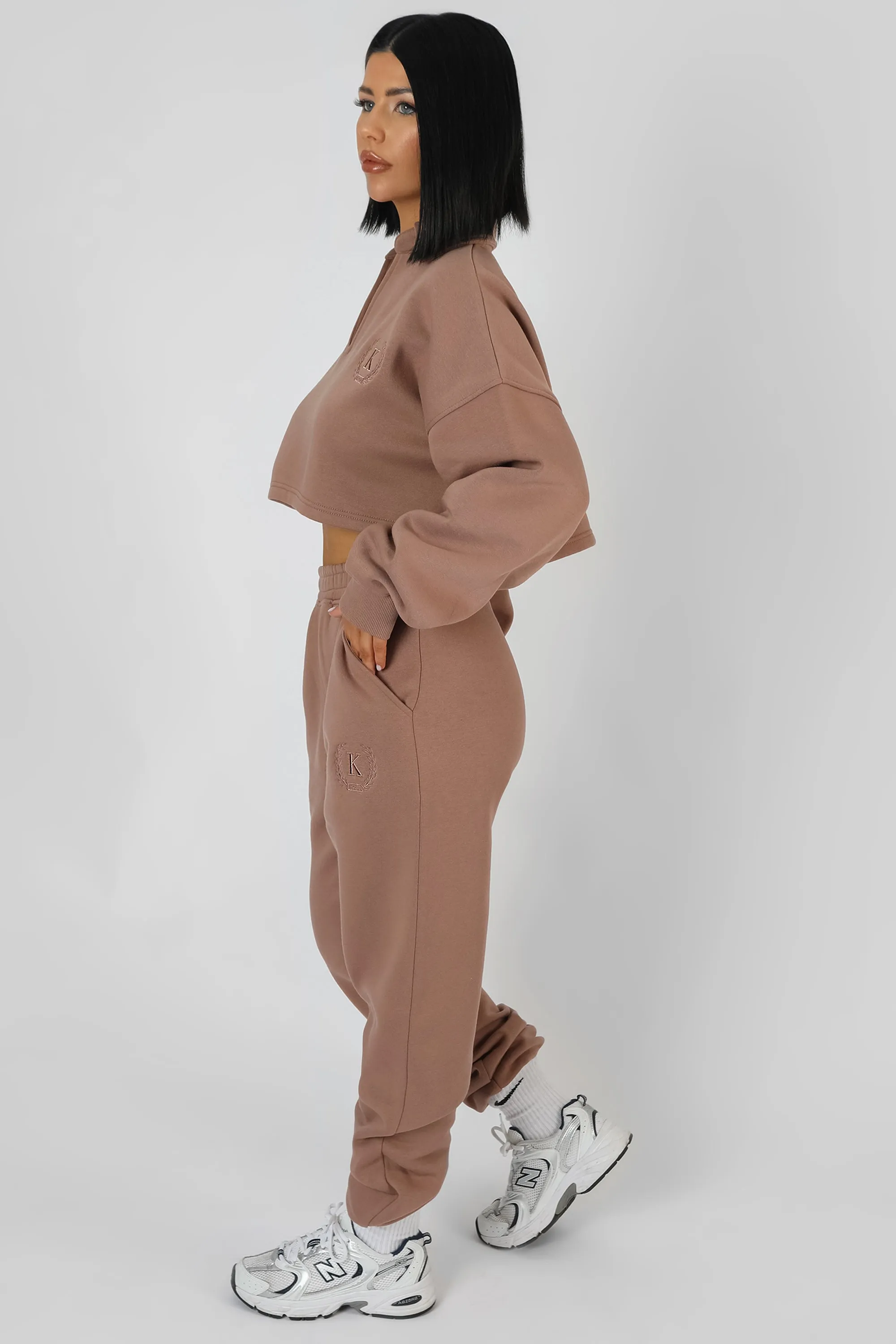 Embroidered 90'S Joggers Frappe sold by Public Desire product image thumbnail 3