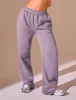 Kaiia Logo Wide Leg Joggers Mauve sold by Public Desire