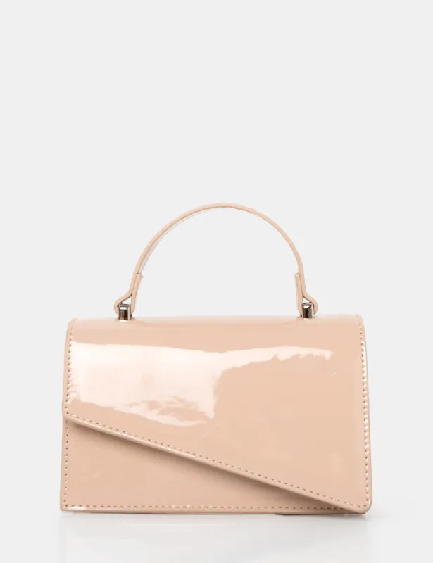 The Penny Nude Patent Mini Bag sold by Public Desire