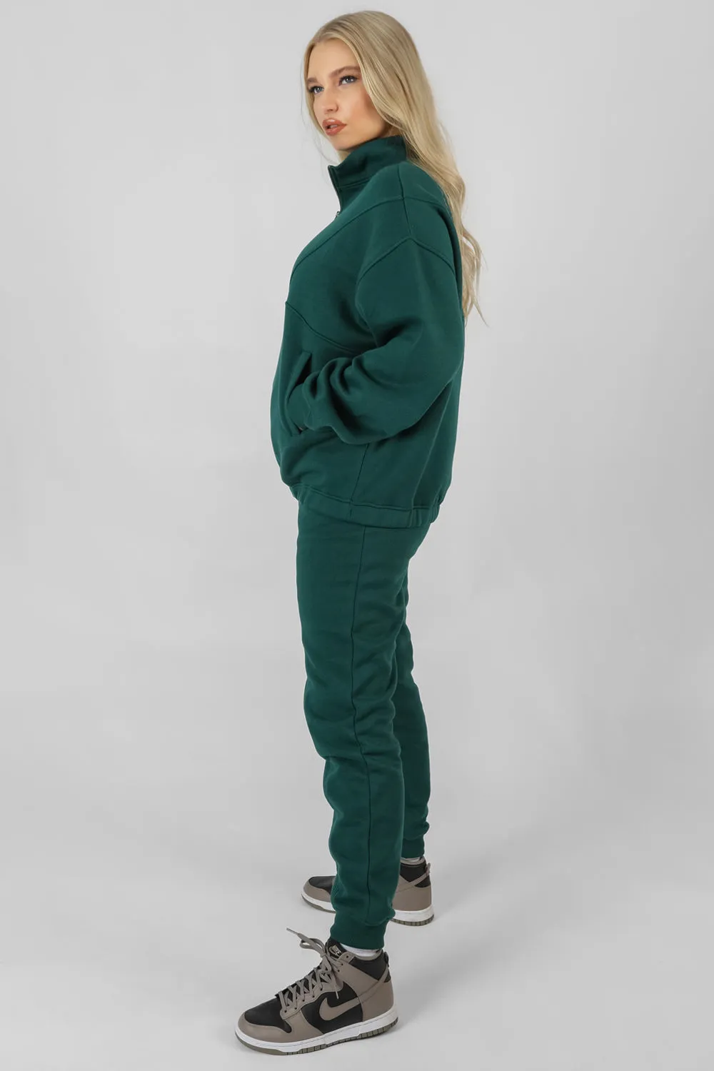 Seam Front 90S Joggers Forest Green sold by Public Desire product image thumbnail 5