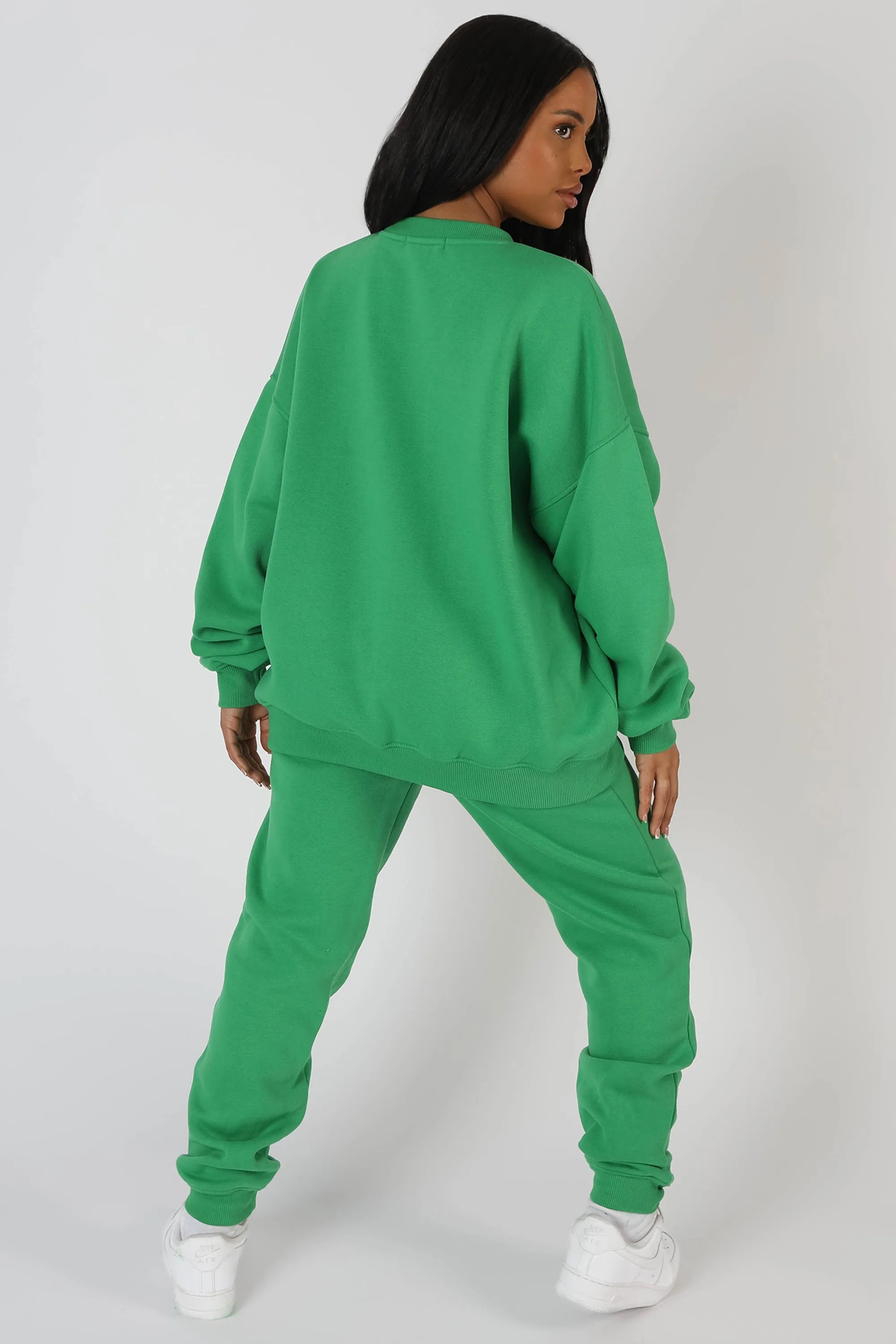 Oversized Columbia Slogan Sweatshirt Green sold by Public Desire product image thumbnail 3