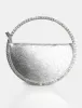 The  Alessia Metallic Sliver Circle Diamante Mini Grab Bag sold by Public Desire