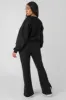 Kaiia Oversized Tonal Embroidered Sweatshirt Black sold by Public Desire