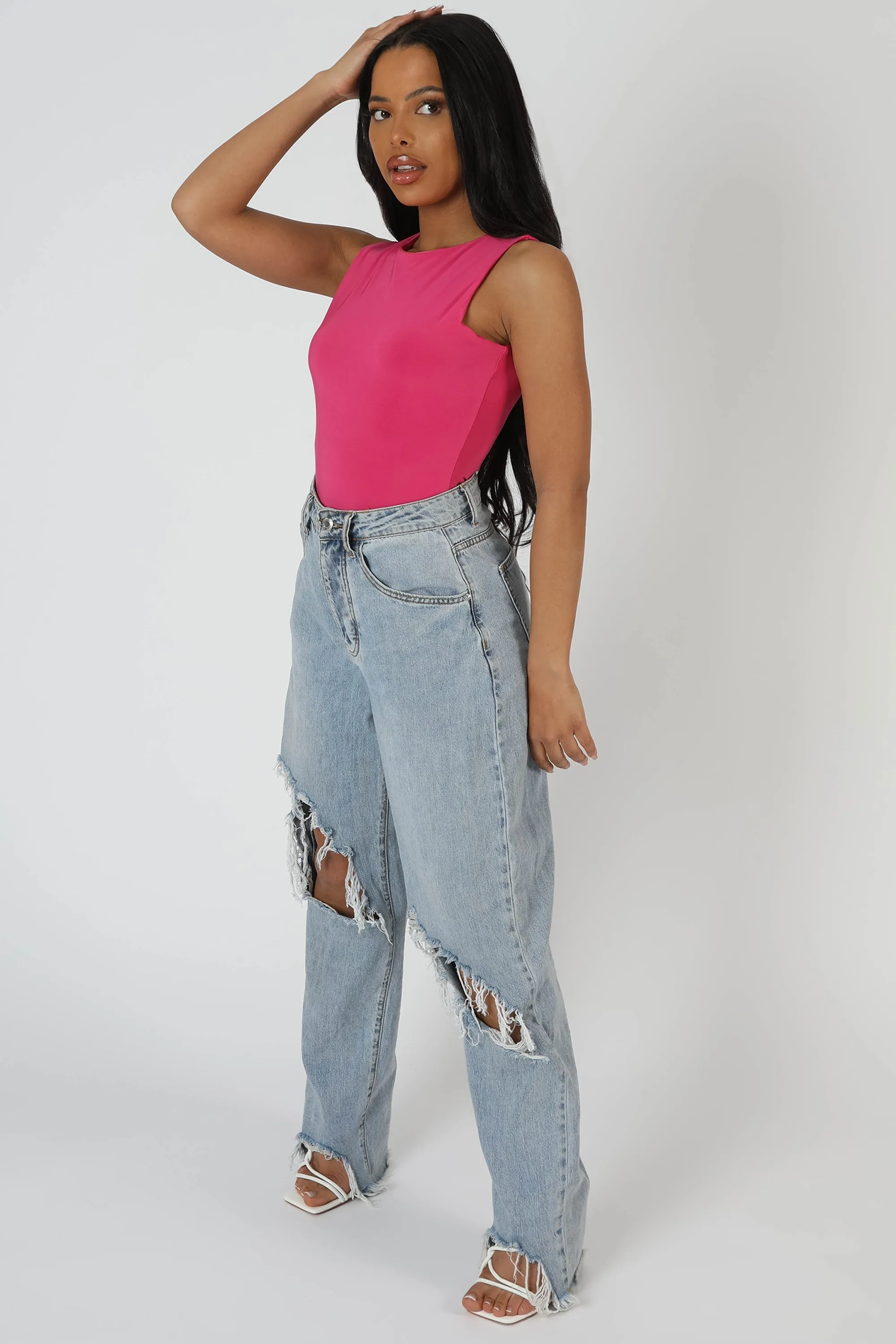 Essential Bodysuit Pink sold by Public Desire product image thumbnail 2