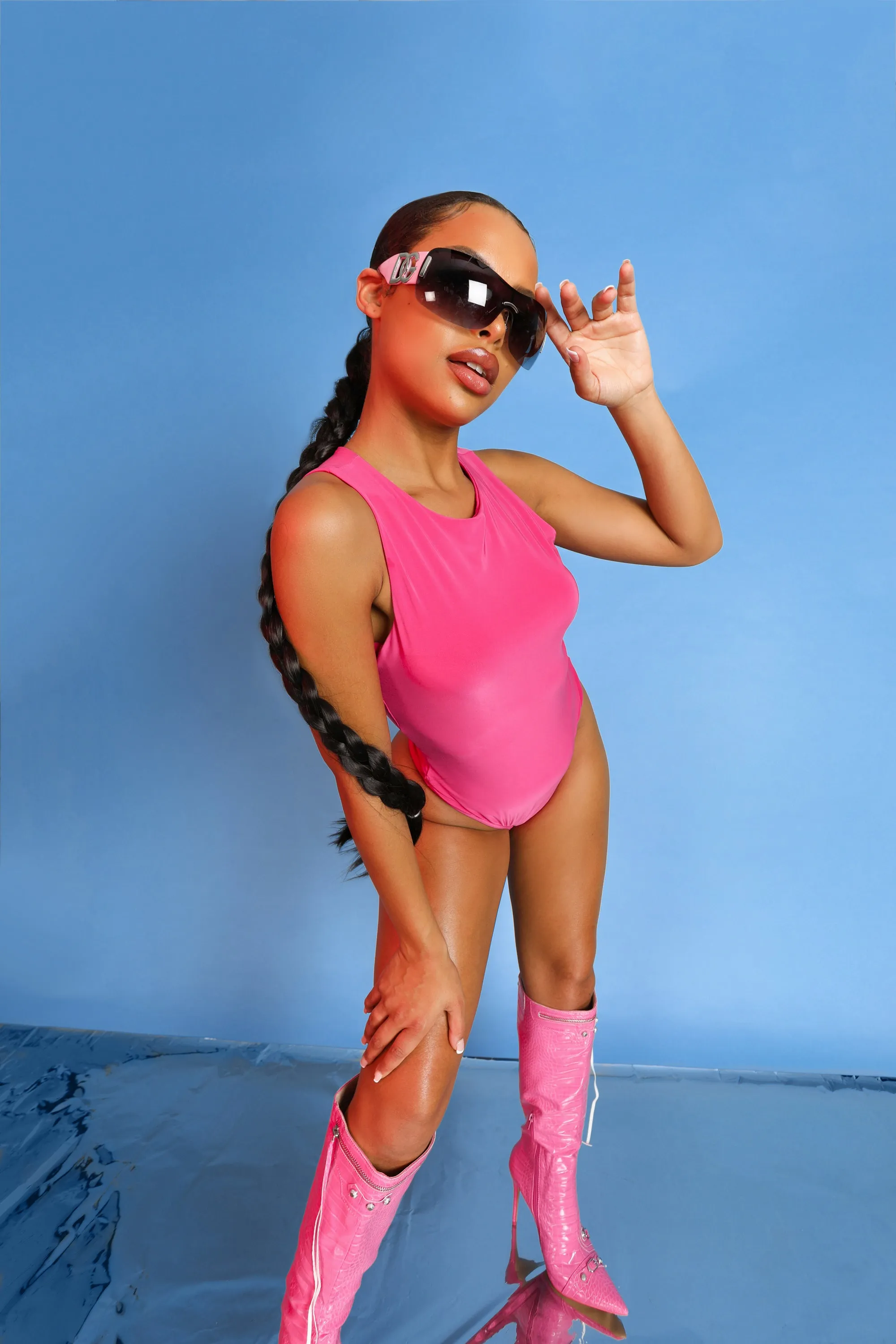 Essential Bodysuit Pink sold by Public Desire product image thumbnail 3