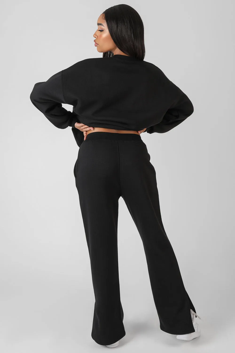 Kaiia Tonal Embroidered Joggers Black sold by Public Desire product image thumbnail 4