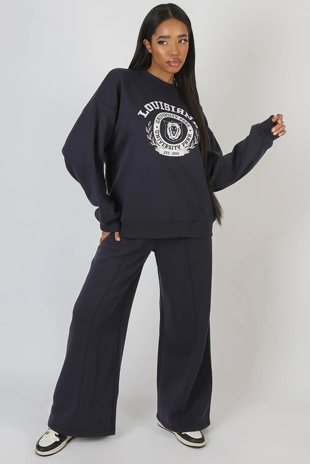 Louisiana Graphic Sweatshirt Ink Blue sold by Public Desire product image thumbnail 3