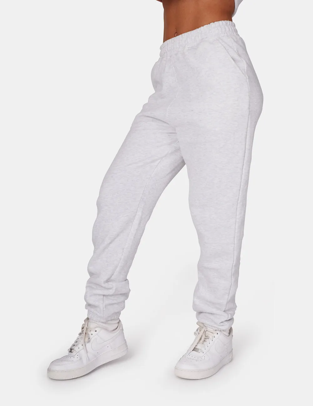 90S Oversized Joggers Oatmeal Marl sold by Public Desire product image thumbnail 3