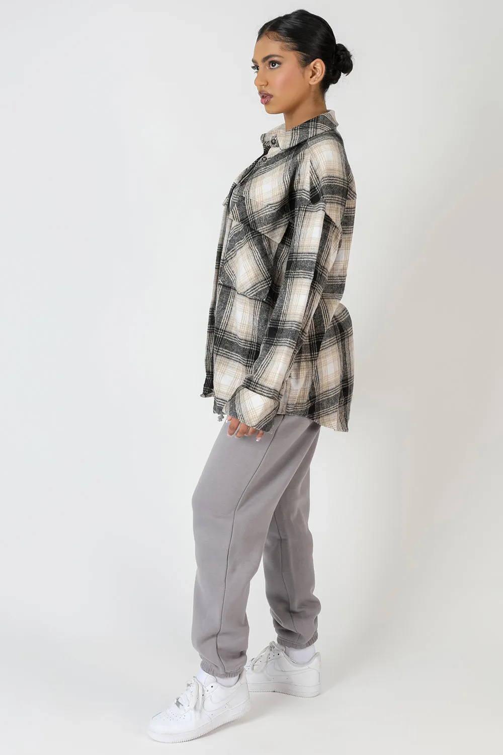 Check Shirt Grey sold by Public Desire product image thumbnail 3