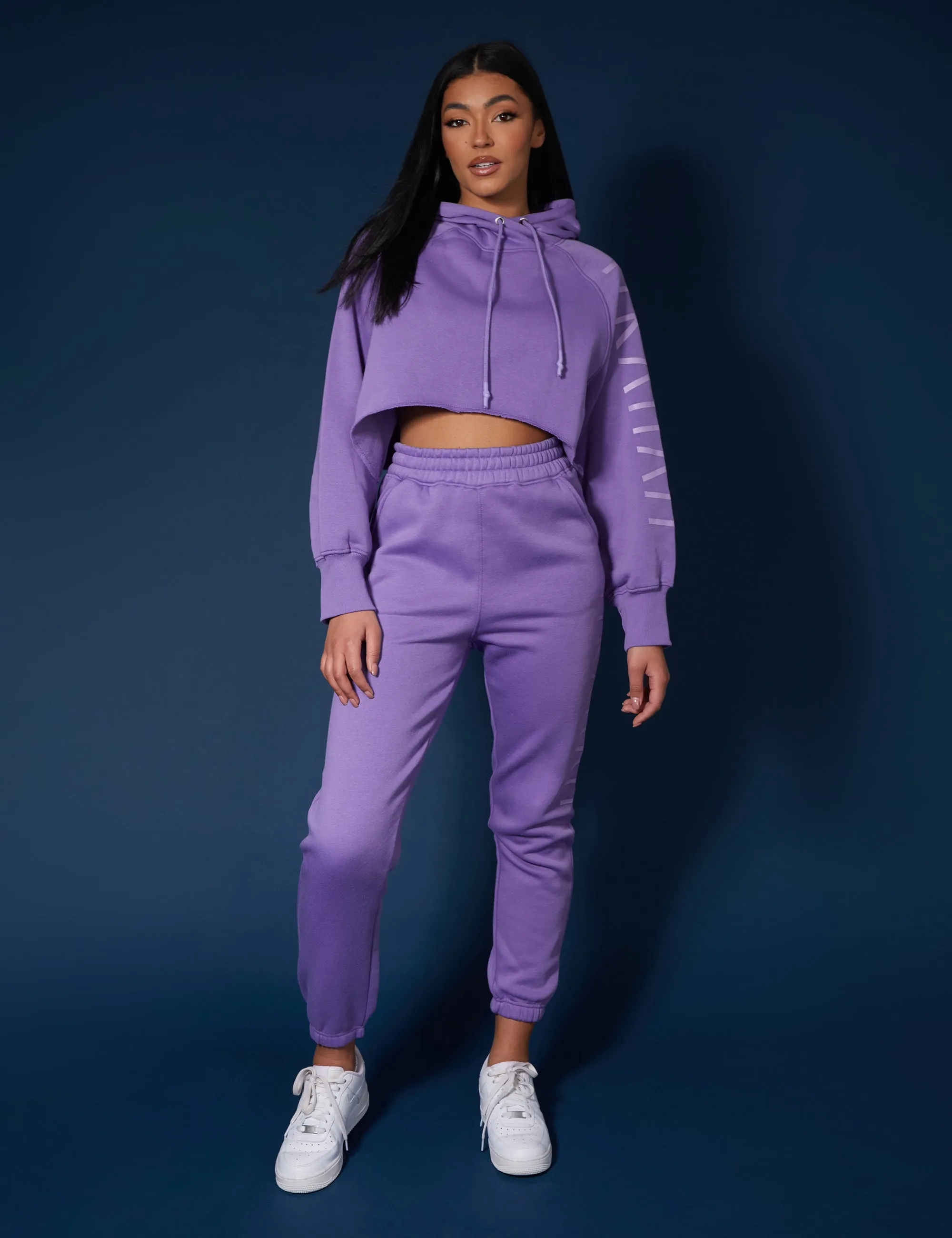 Kaiia Slogan 90'S Joggers Violet sold by Public Desire