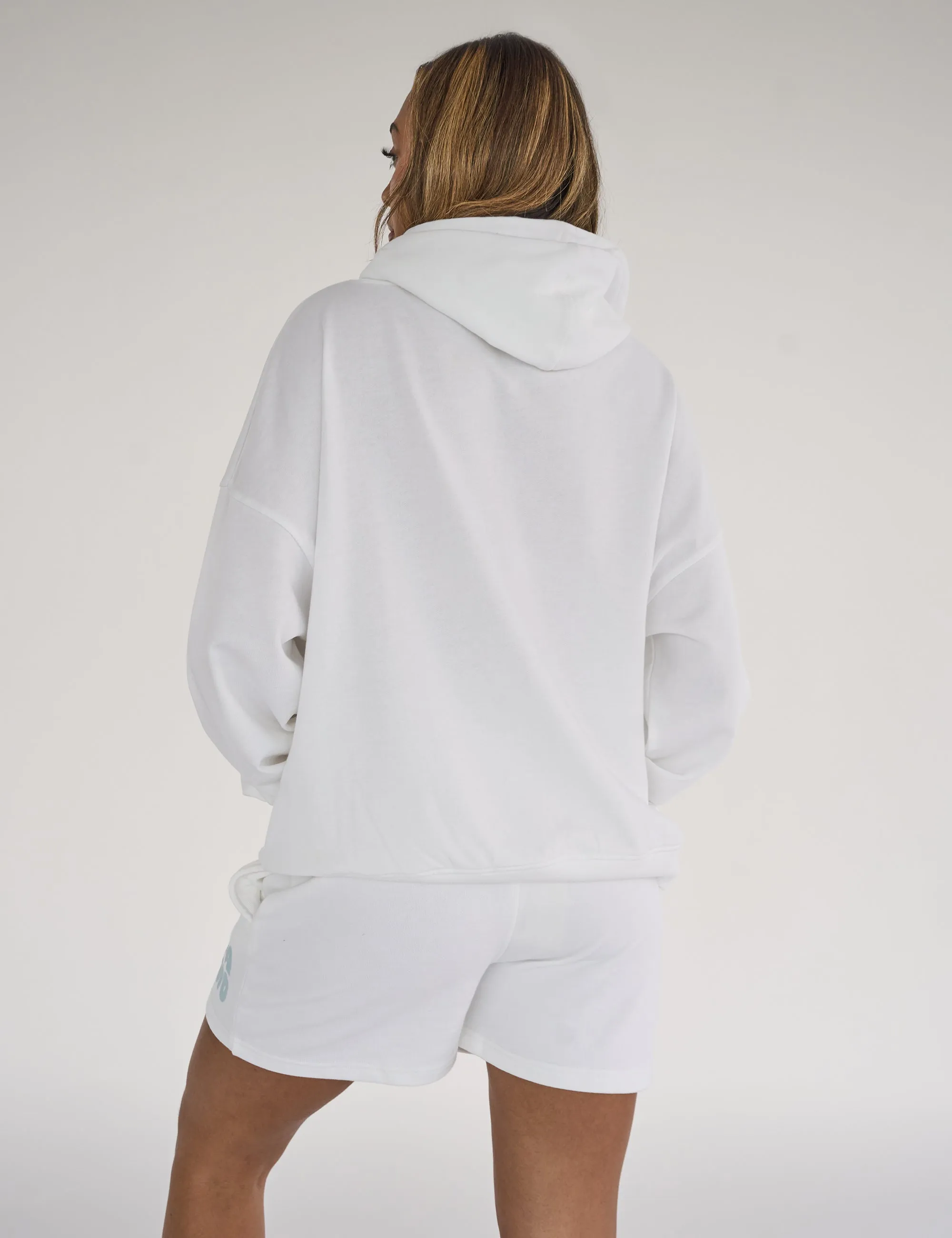 Kaiia Studio Bubble Logo Oversized Hoodie White & Blue sold by Public Desire product image thumbnail 3