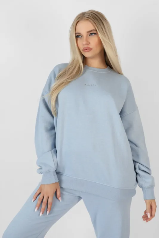 Washed Kaiia Oversized Sweatshirt Iris sold by Public Desire