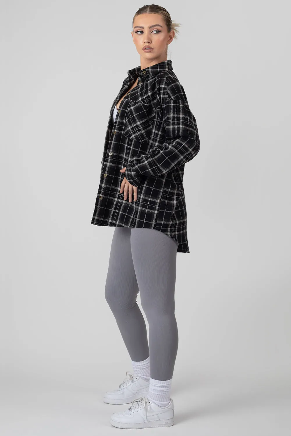 Check Shirt Black sold by Public Desire product image thumbnail 3