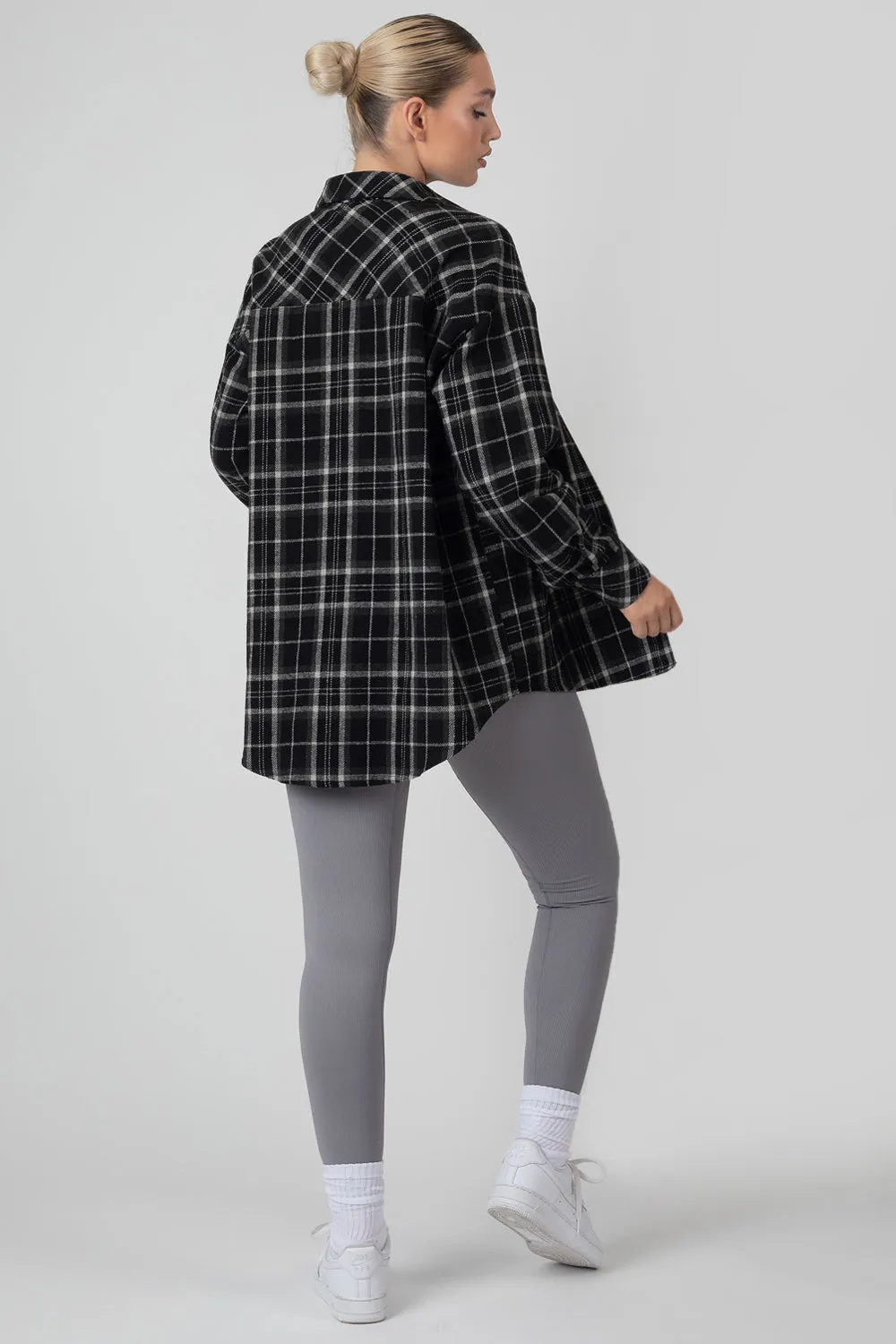 Check Shirt Black sold by Public Desire product image thumbnail 4