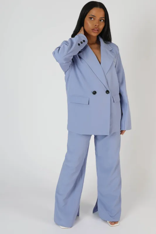 Dad Trousers Bluebell sold by Public Desire