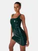 SNAKE PU CORSET MINI DRESS GREEN sold by Public Desire