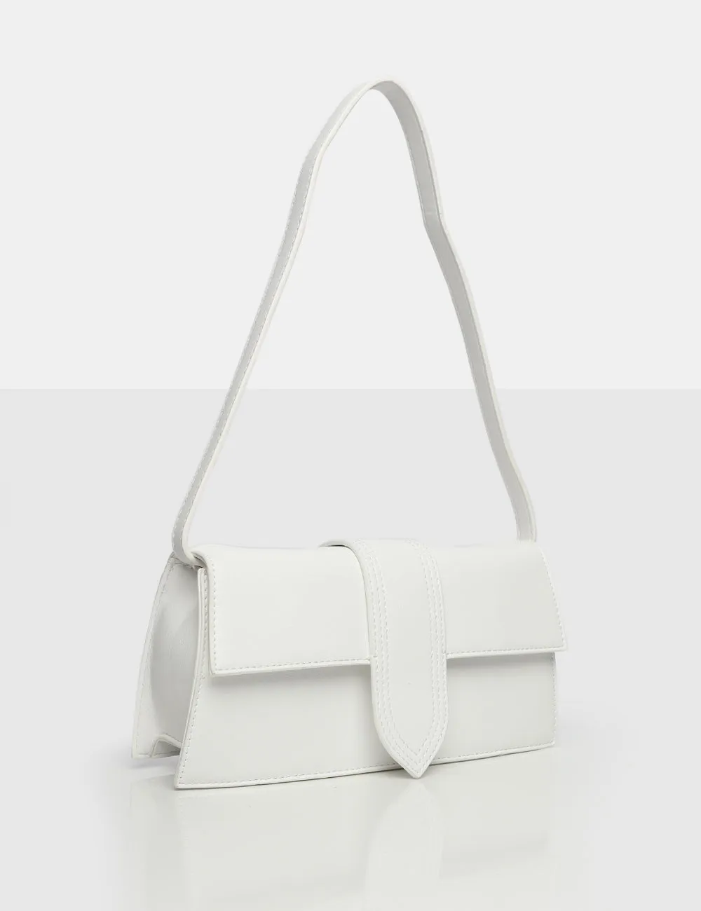 The Mani White Pu Shoulder Bag sold by Public Desire product image thumbnail 2