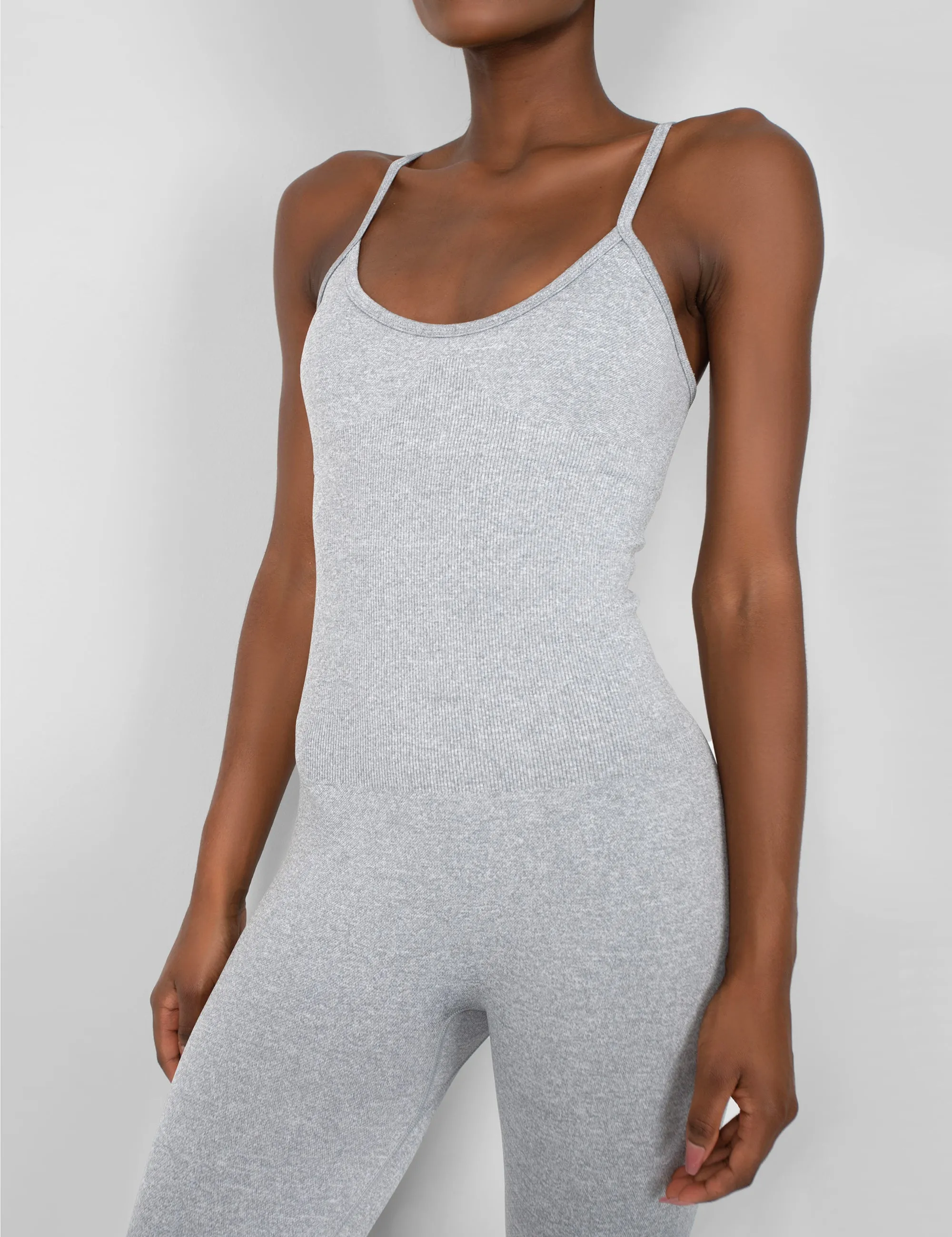 Seamless Unitard Jumpsuit Grey sold by Public Desire product image thumbnail 4