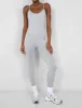 Seamless Unitard Jumpsuit Grey sold by Public Desire