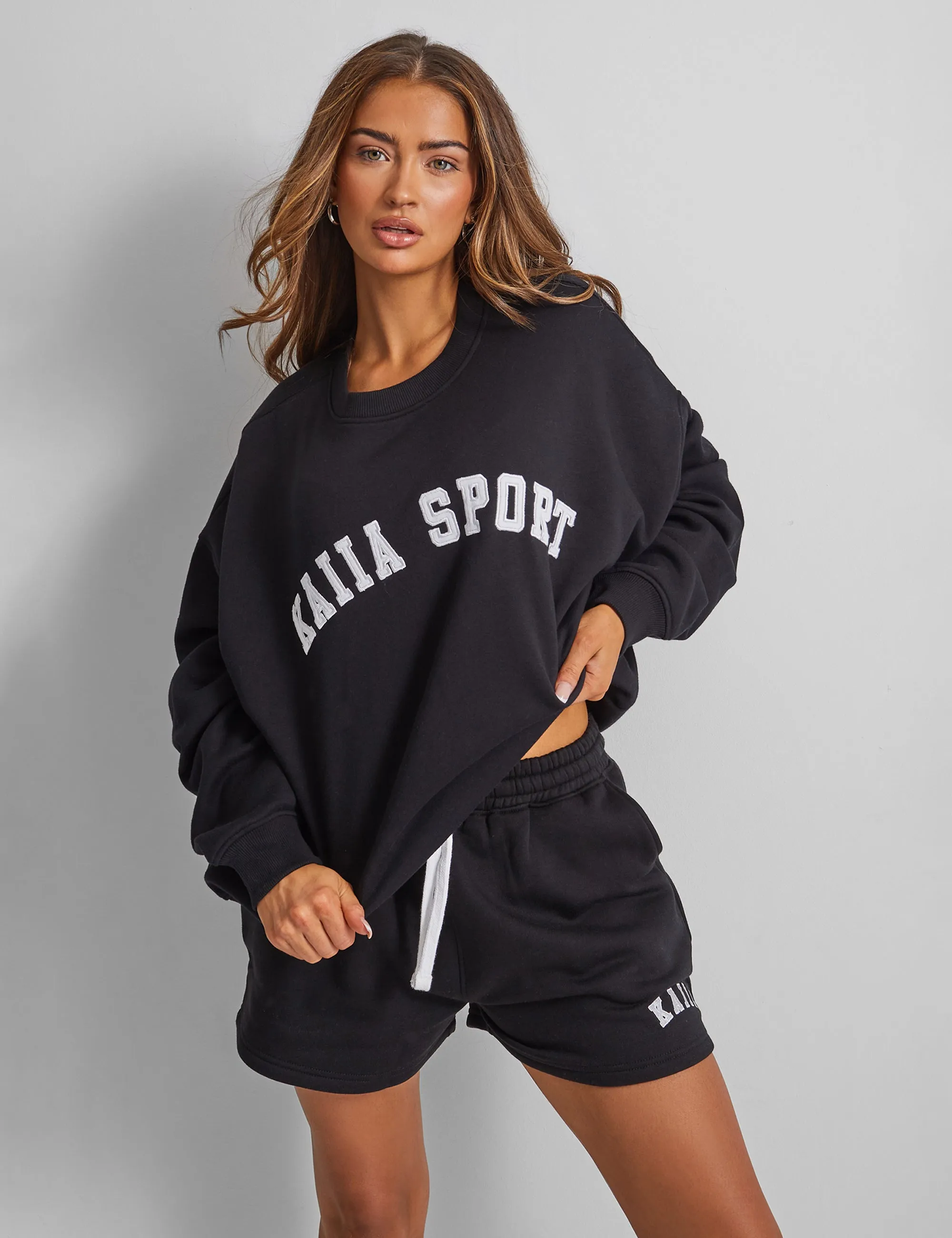 Kaiia Sport Slogan Sweatshirt Black sold by Public Desire product image thumbnail 3