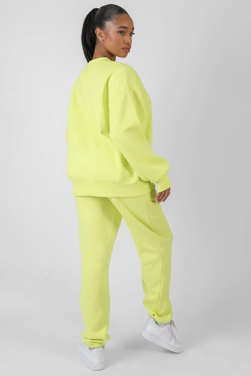 90S Oversized Joggers Lime sold by Public Desire product image thumbnail 3