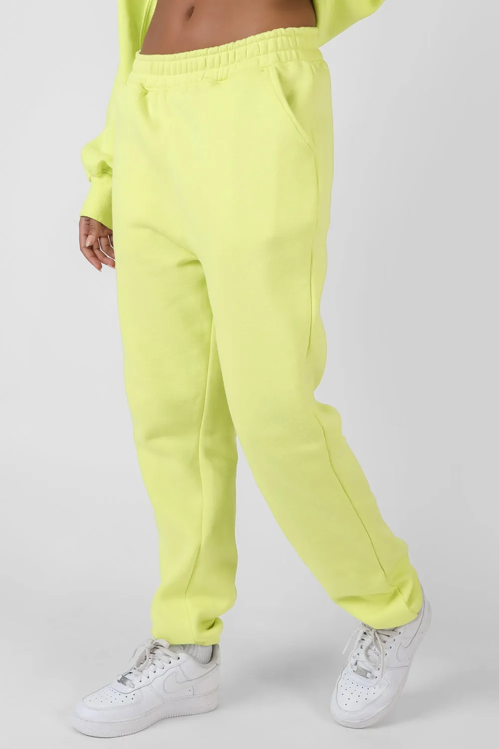 90S Oversized Joggers Lime sold by Public Desire product image thumbnail 4