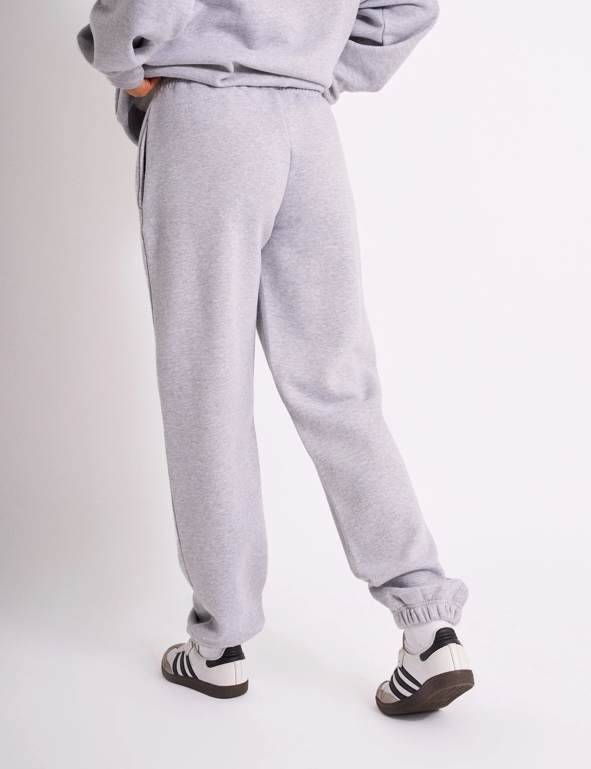 Kaiia Embossed Logo Cuffed Joggers Grey Marl sold by Public Desire product image thumbnail 3