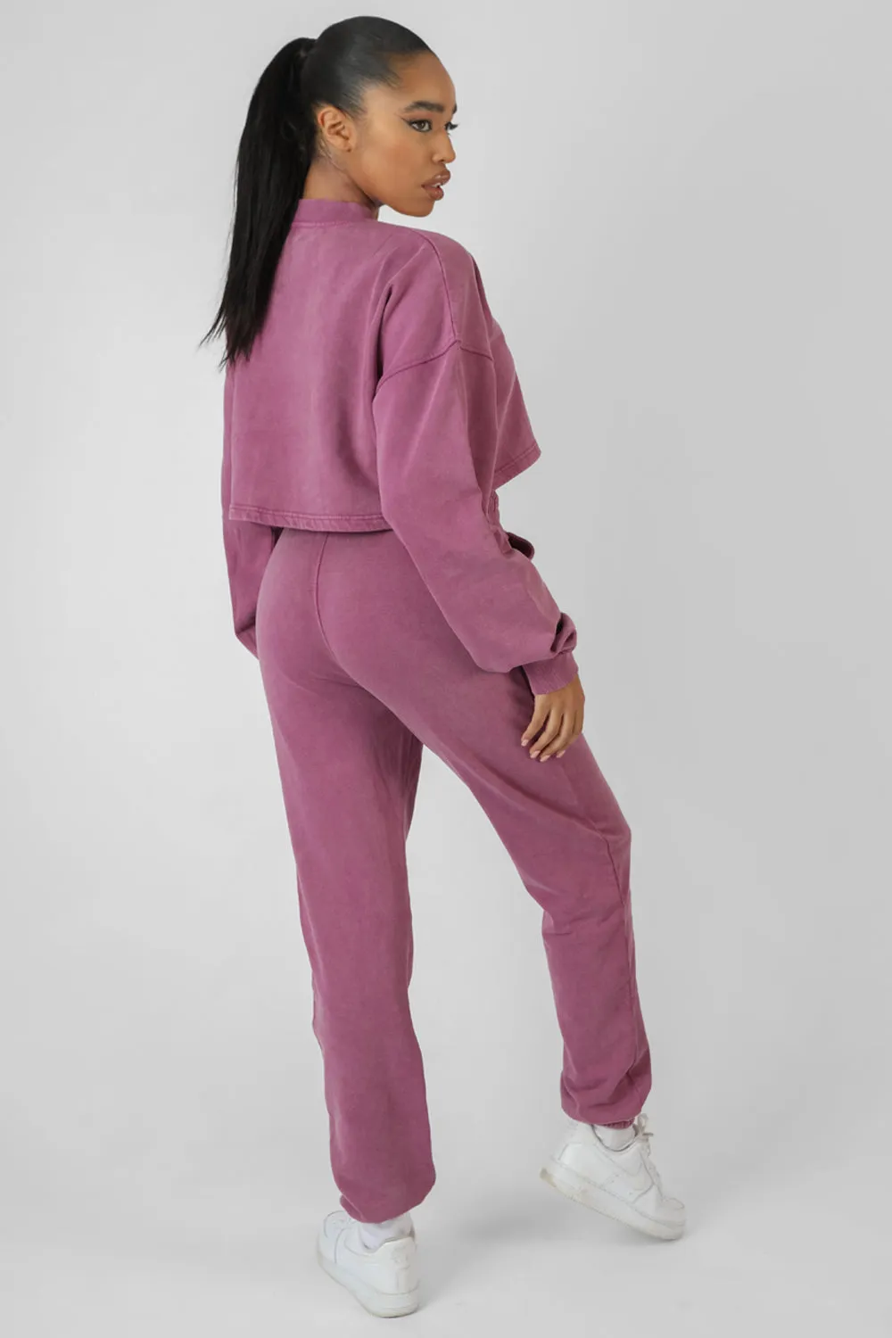 Self Love Club Embroidery Joggers Purple sold by Public Desire product image thumbnail 5