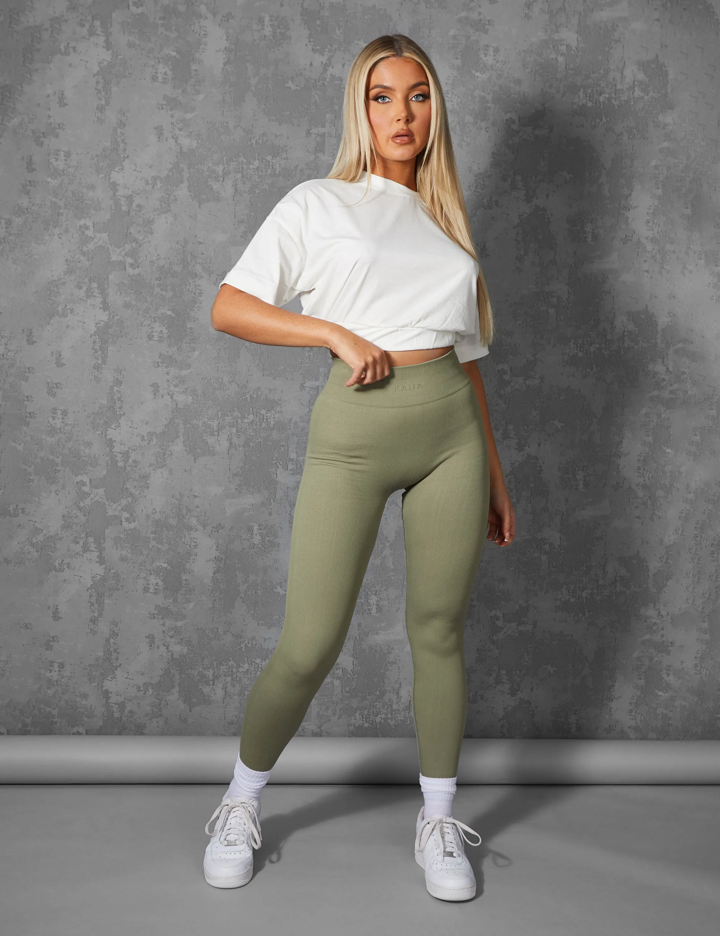 Elasticated Waist Cropped T-Shirt White sold by Public Desire product image thumbnail 2