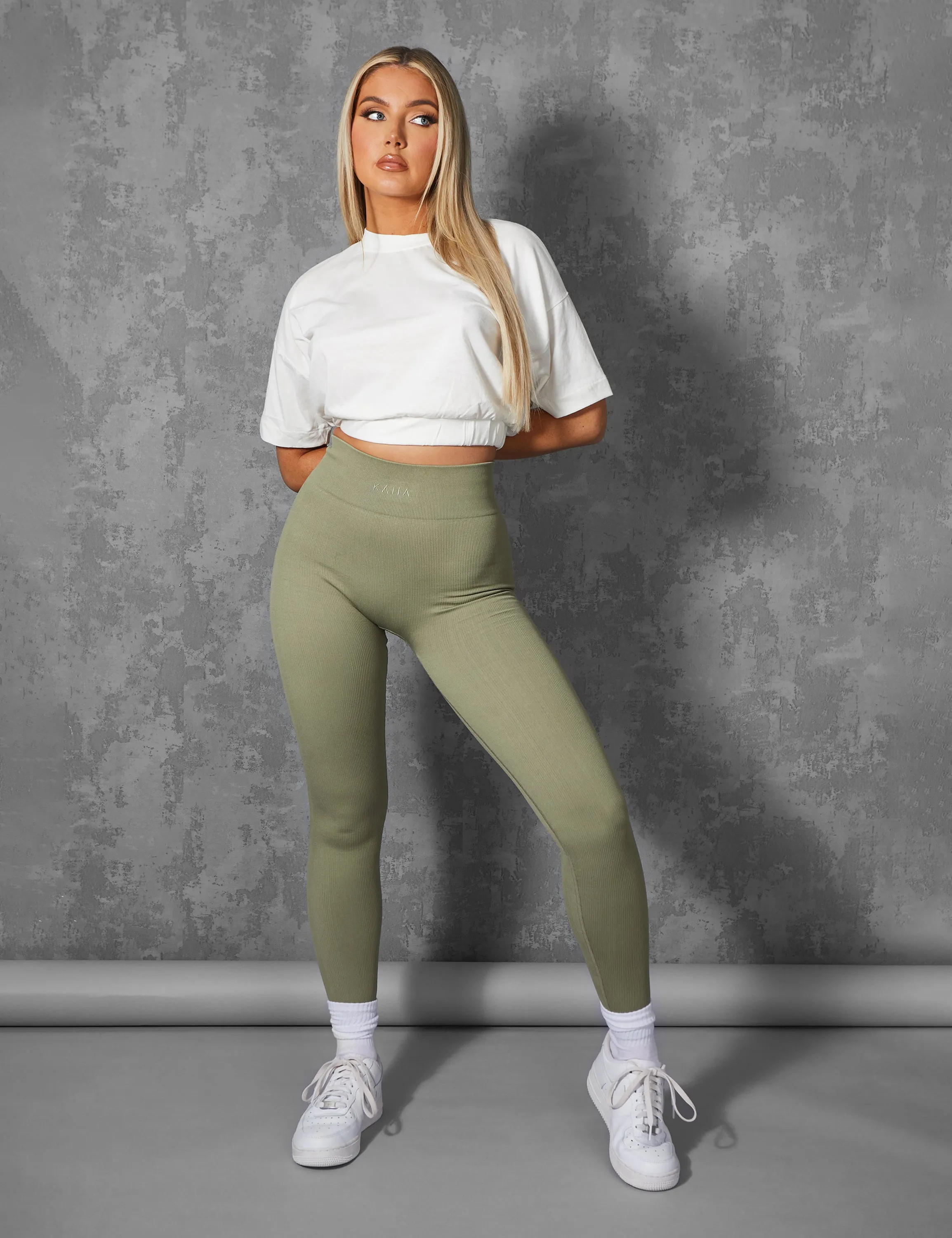 Elasticated Waist Cropped T-Shirt White sold by Public Desire