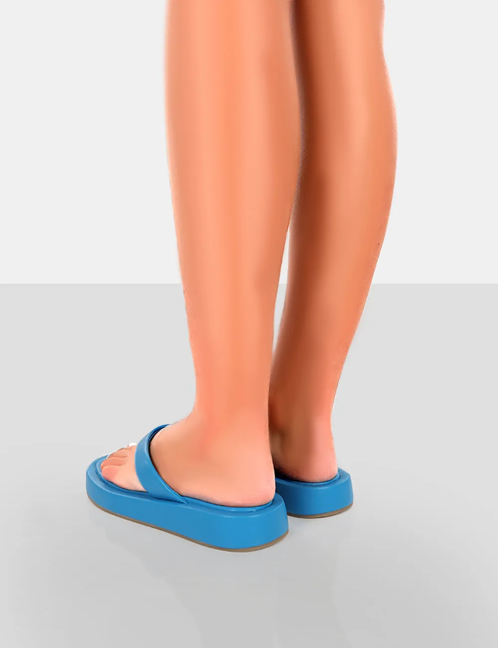 Surfs Up Blue Flatform Flip Flop Sandals sold by Public Desire product image thumbnail 2