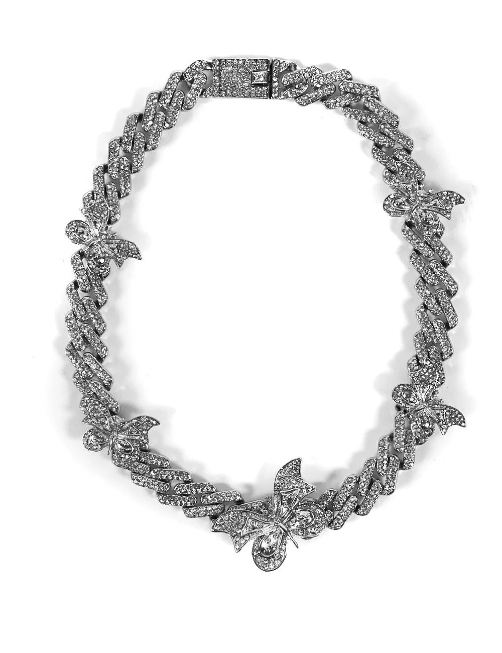 Butterfly Necklace Silver sold by Public Desire